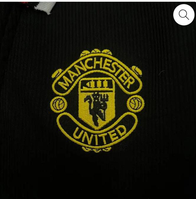 Original 98/99 MANCHESTER UNITED Black Third Vintage Retro Kit Football Jersey ; Best Quality Unisex Man U Jersey Retro Kit