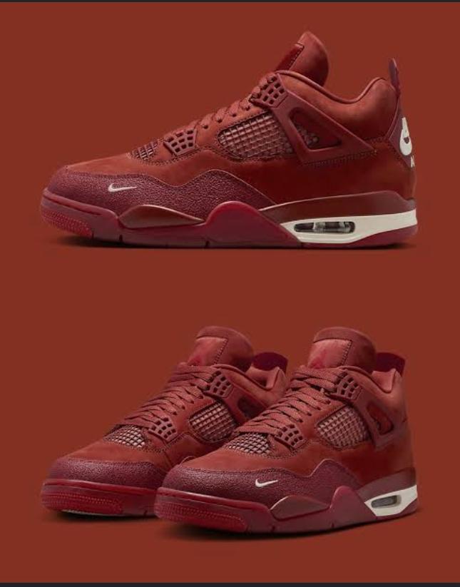 OFFER!! ORIGINAL AIR JORDAN 4 RETRO OG “Nigel Sylvester  Brick By Brick 🧱 Men Sneakers ;Authentic & Best Quality Men's Shoes/Women's Shoes Unisex Sneakers