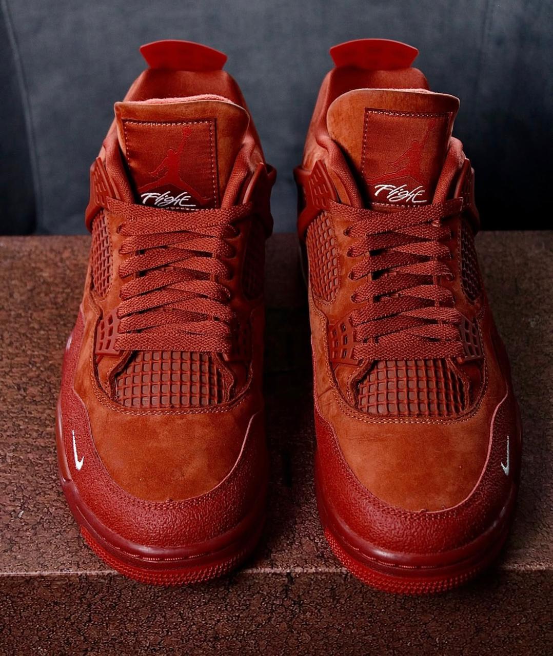 OFFER!! ORIGINAL AIR JORDAN 4 RETRO OG “Nigel Sylvester  Brick By Brick 🧱 Men Sneakers ;Authentic & Best Quality Men's Shoes/Women's Shoes Unisex Sneakers