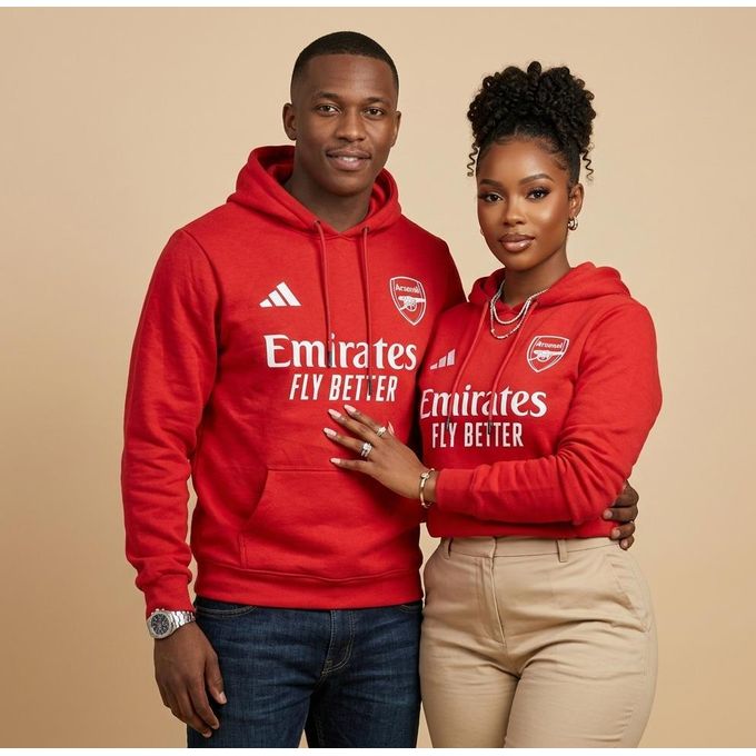 ARSENAL HOME HOODIE; Best Quality New Season Arsenal Hoodies, Unisex Adult Heavy Warm Hoodies With a Pocket And Adjustable Drawstrings