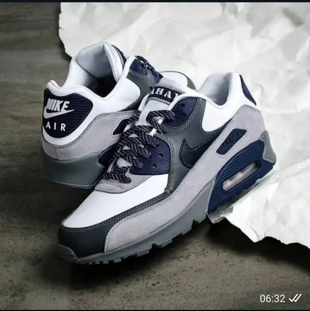 Original Air Max 90 NRG ''Lahar Blue'' Unisex Sneakers ;Authentic & Best Quality Men's Shoes/Women's Shoes Air Max Sneakers