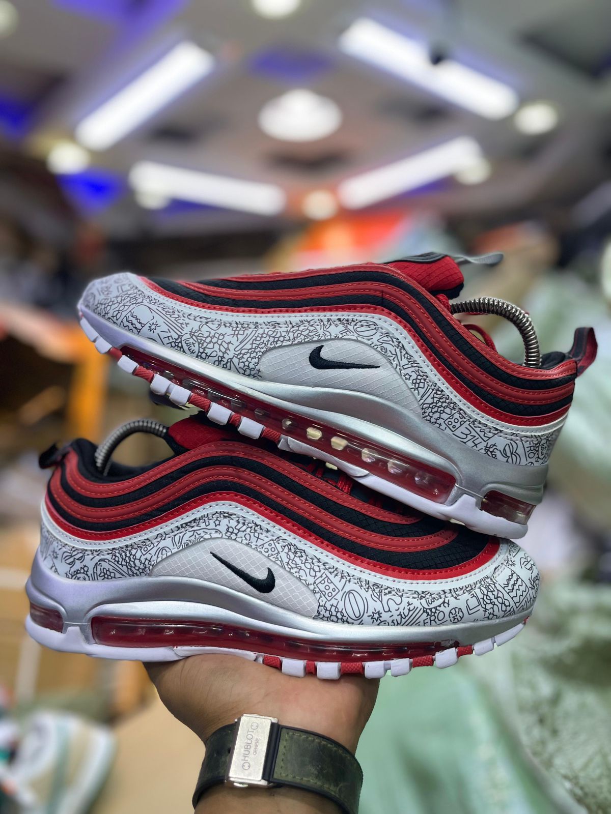 OFFER!! ORIGINAL AIR MAX 97 ''JAYSON TATUM'' Men Sneakers ;Authentic & Best Quality Men's Shoes/Women's Shoes Unisex Sneakers