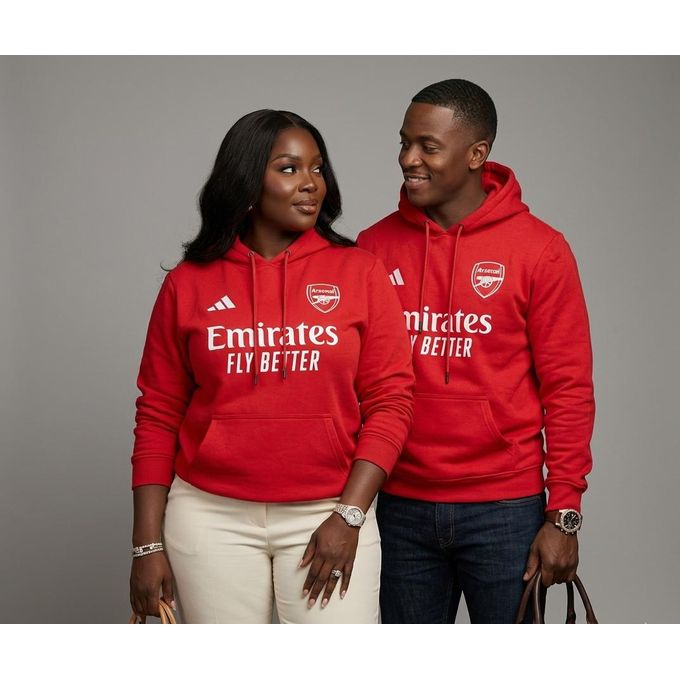 ARSENAL HOME HOODIE; Best Quality New Season Arsenal Hoodies, Unisex Adult Heavy Warm Hoodies With a Pocket And Adjustable Drawstrings