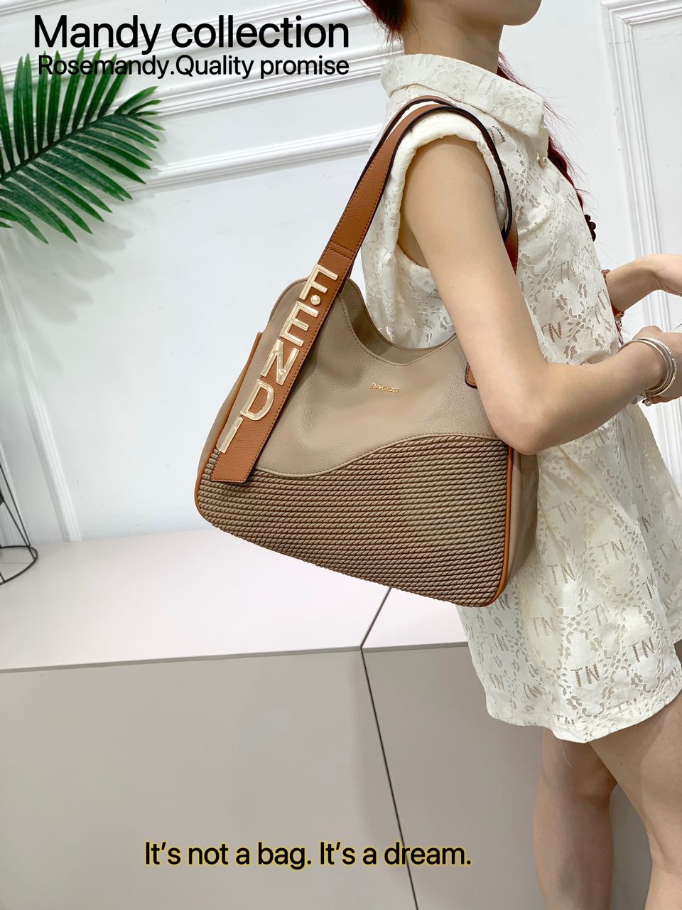New Arrivals. Mandy Collection Women’s Shoulder Handbag – Elegant Large Capacity Tote Bag with Zipper, Fashion PU Leather Ladies Bag