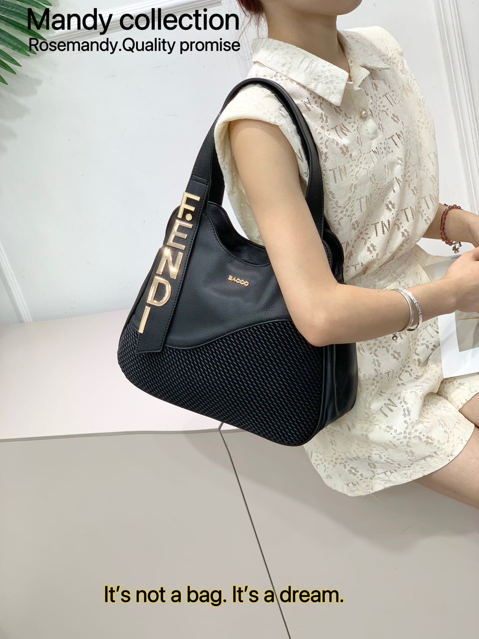New Arrivals. Mandy Collection Women’s Shoulder Handbag – Elegant Large Capacity Tote Bag with Zipper, Fashion PU Leather Ladies Bag