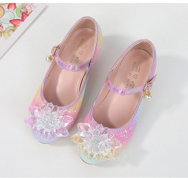 New girls' leather shoes, dress shoes, princess Mary Jane's wedding party, high-heeled shoes and performance shoes are suitable for daily casual birthday school parties and banquets.