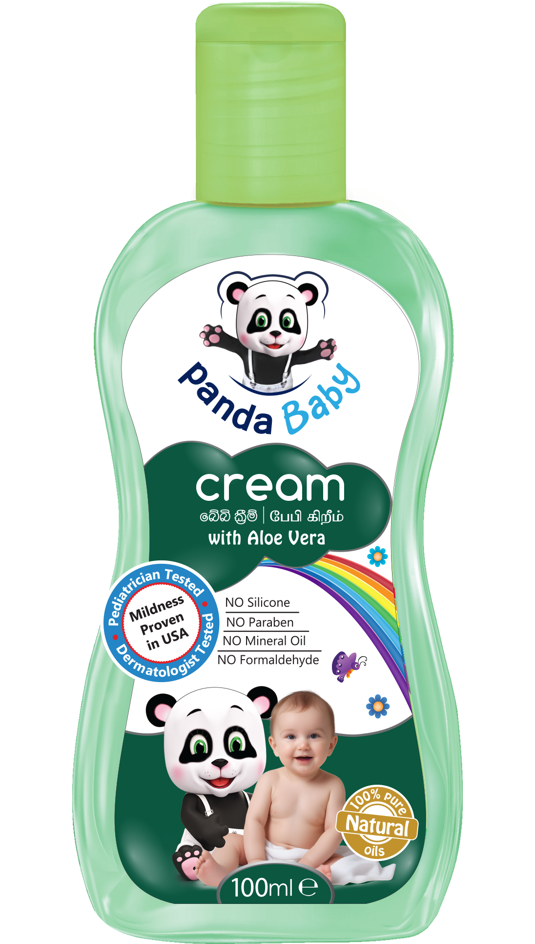 Panda Baby Cream with Aloe Vera- Nourishes, Hydrates and Softens your Baby’s Skin