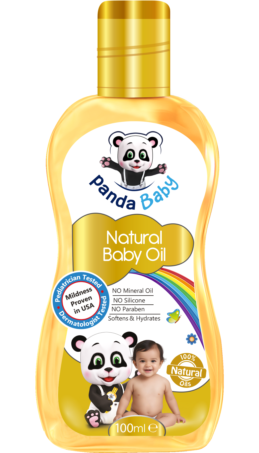 Panda Baby Natural Oil- Hydrating and Moisturizing Oils for Newborn and Babies