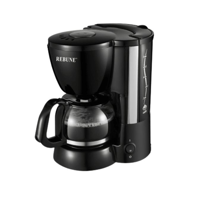 Rebune Coffee Maker RE-6-018, 0.65L Compact Drip Coffee Machine with Glass Carafe & 1-Year Warranty