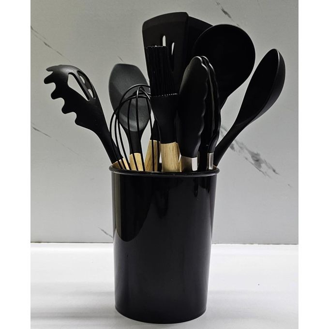 LIMITED DISCOUNT !!!!Stir, scoop, and serve in style! This 12-piece silicone spoon set brings vibrant color, heat resistance, and non-stick ease to every kitchen adventure.
