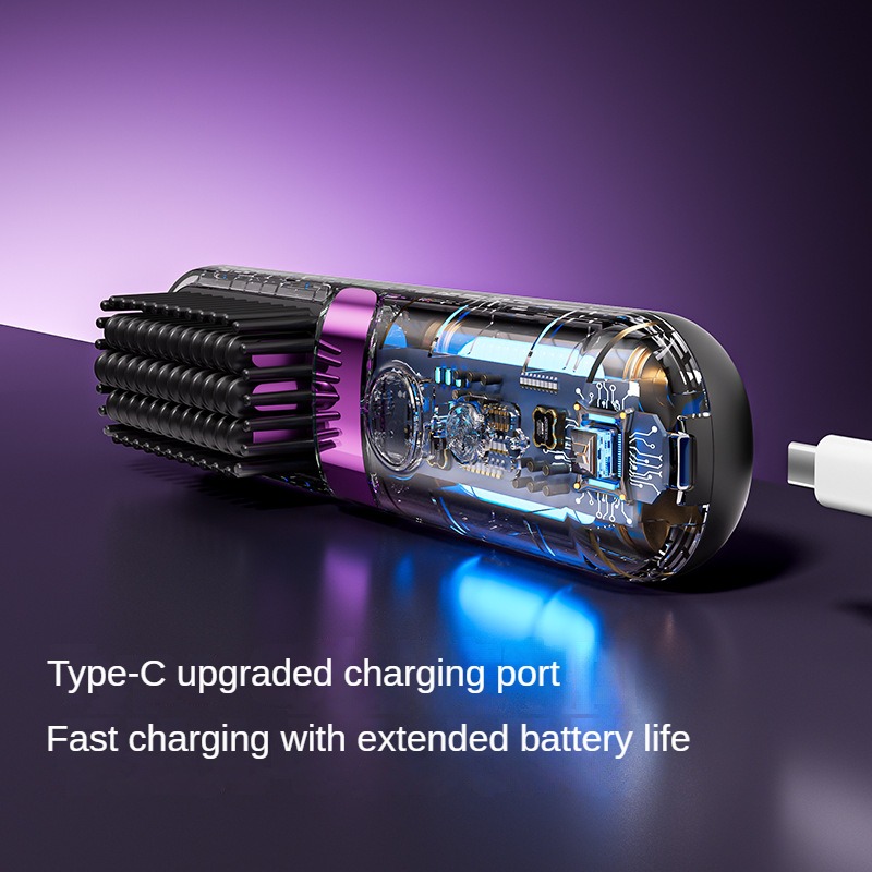 Cordless Heated Hair Straightener — 3-in-1 Dual-Purpose Straightening & Curling Iron, Ideal for Styling Bangs and Curls — Personal Hair Care Tool