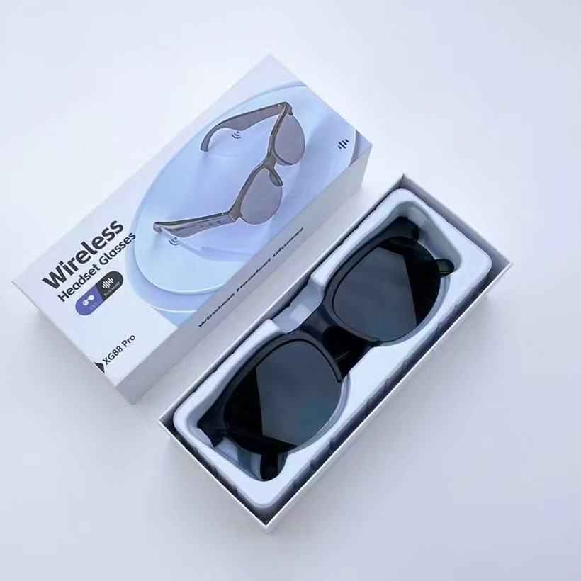 AI Smart Bluetooth Glasses XG88 PRO — Sports Sunglasses with Wireless Audio & Hands-Free Calling (Dual-Ear)