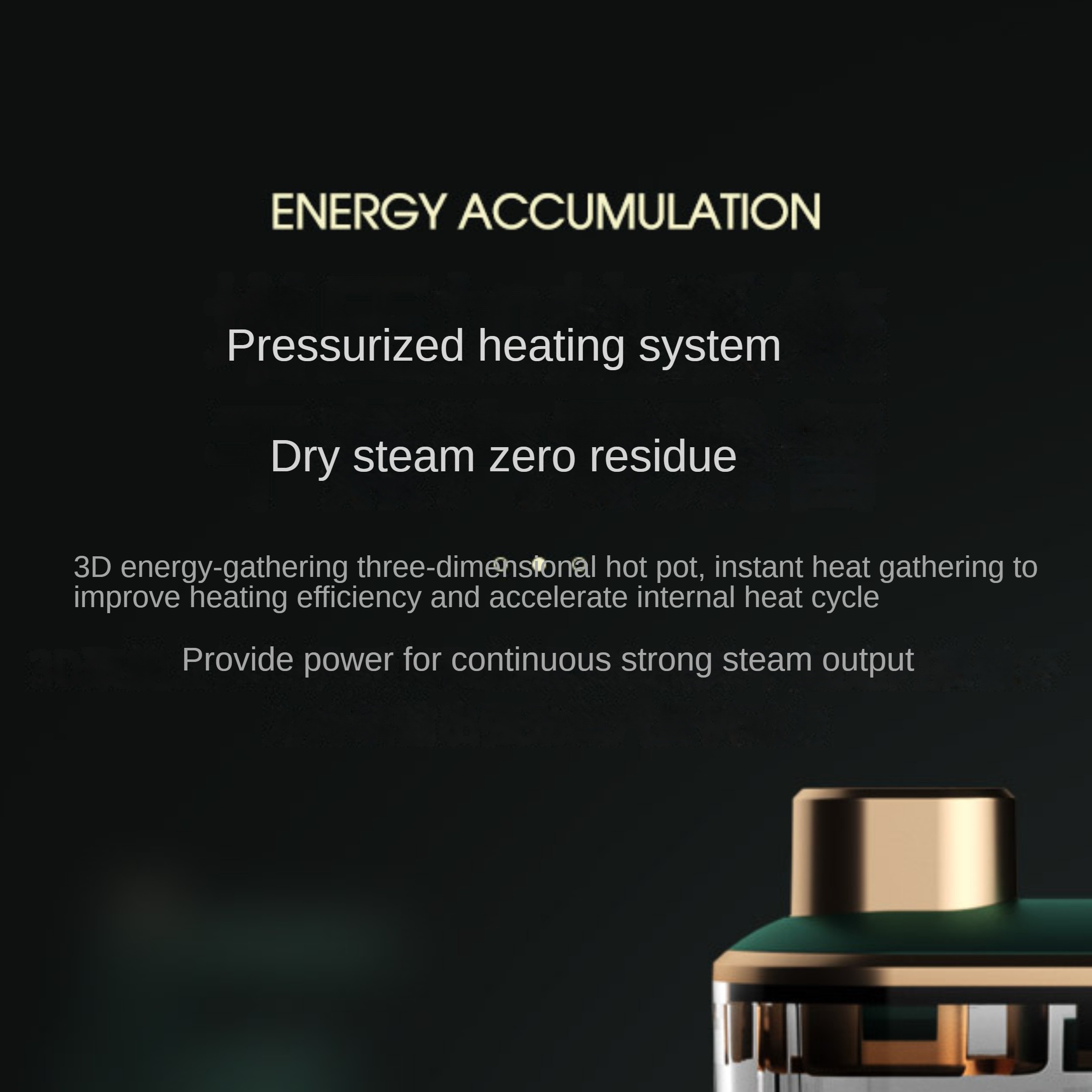 Handheld Garment Steamer / Electric Iron — Compact Home Steamer for Clothing — Portable