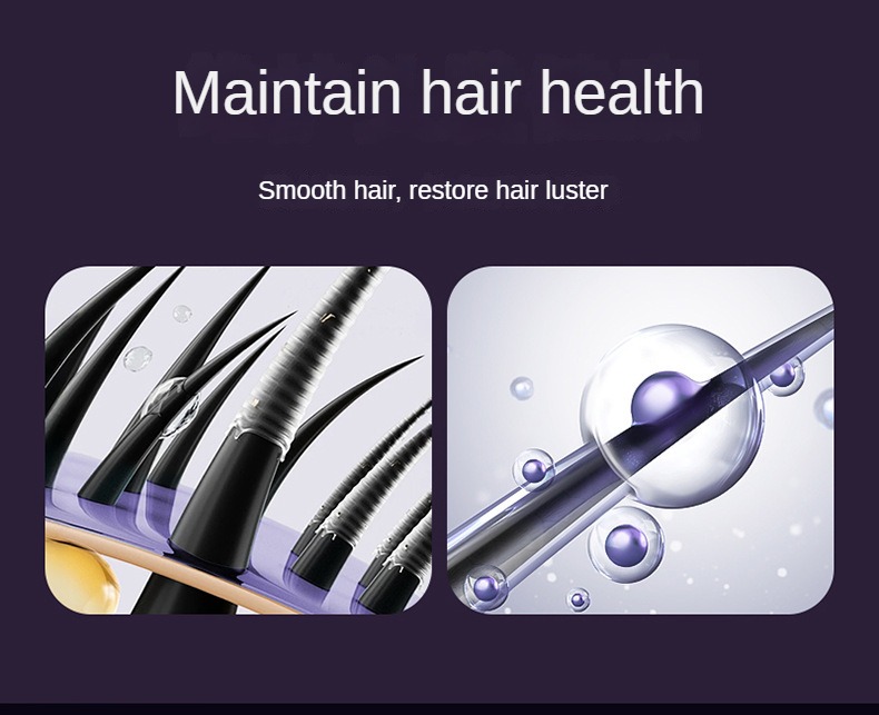 Cordless Heated Hair Straightener — 3-in-1 Dual-Purpose Straightening & Curling Iron, Ideal for Styling Bangs and Curls — Personal Hair Care Tool
