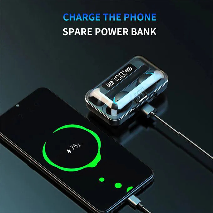 Original Oraimo Air F9 pro+ Wireless Bluetooth Earpods Earphone pro Headphones Sport Eraphones Wired Eraphones Erapods Sport Earbuds Headset pods Bluetooth Earphones For All Smartphone Mobile phones
