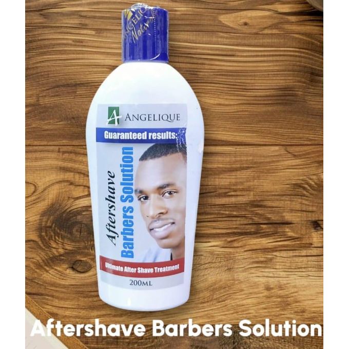 Angelique Aftershave Barber Solution 200ml Soothing Post Shave Lotion Anti Irritation Razor Bumps Relief Cooling Skin Repair Moisturizing Disinfecting Fresh Fragrance For Men Professional Barber Use