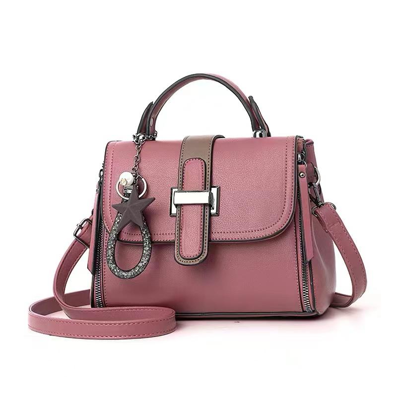 Ladies Tote Crossbody Sling Bag Stylish Fashion Handbag Shoulder Bag PU Leather Large Capacity Casual Travel Work Office Bag Durable Lightweight Multi Pocket Women Bag