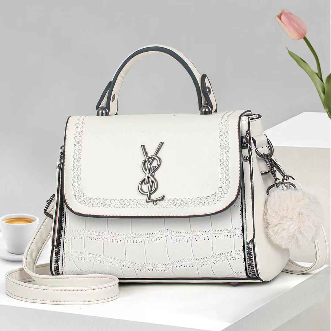 Ladies Tote Crossbody Sling Bag Stylish Fashion Handbag Shoulder Bag PU Leather Large Capacity Casual Travel Work Office Bag Durable Lightweight Multi Pocket Women Bag