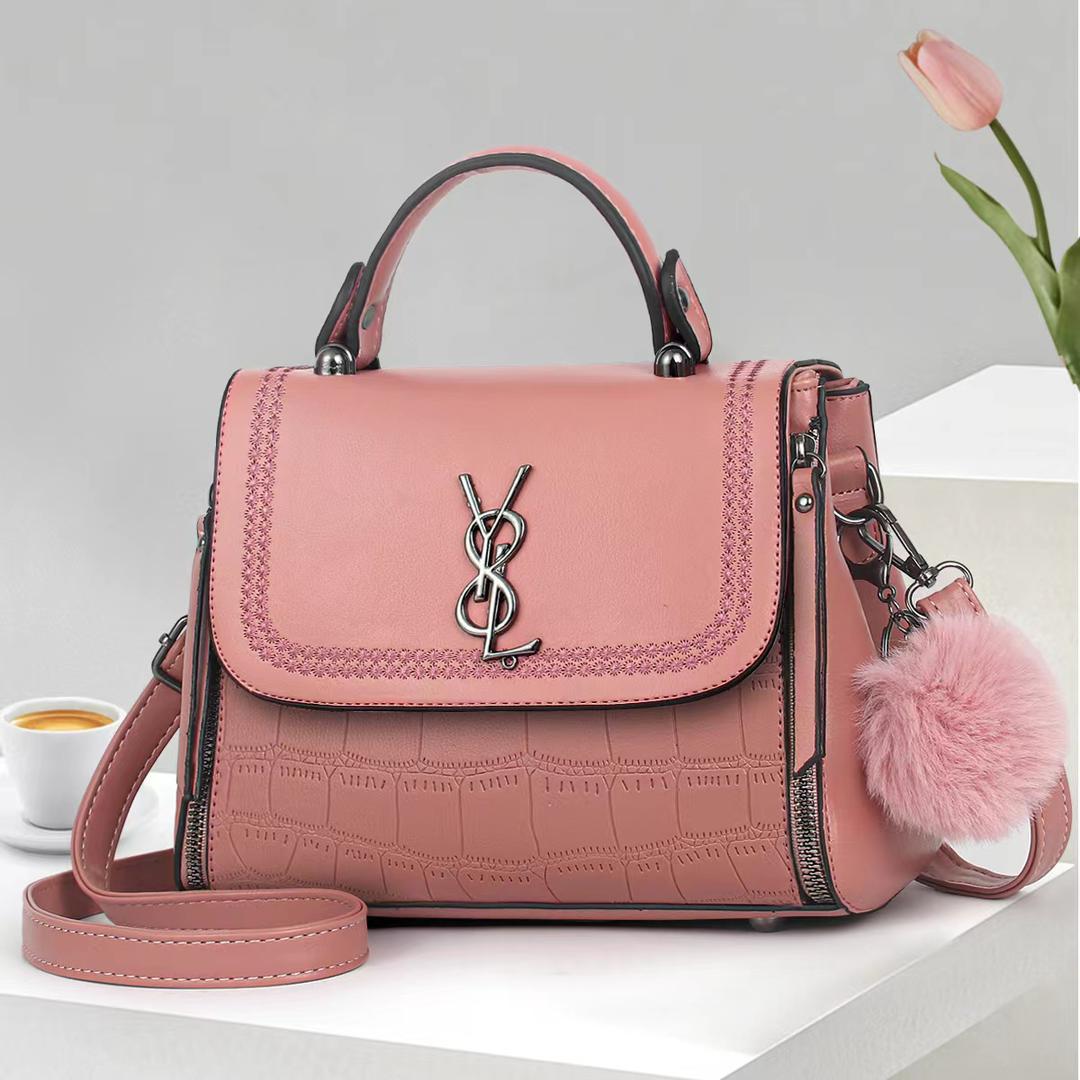 Ladies Tote Crossbody Sling Bag Stylish Fashion Handbag Shoulder Bag PU Leather Large Capacity Casual Travel Work Office Bag Durable Lightweight Multi Pocket Women Bag
