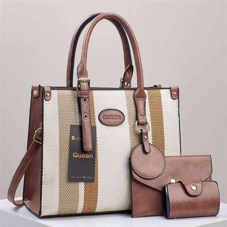 Ladies Tote Crossbody Sling Bag Stylish Fashion Handbag Shoulder Bag PU Leather Large Capacity Casual Travel Work Office Bag Durable Lightweight Multi Pocket Women Bag