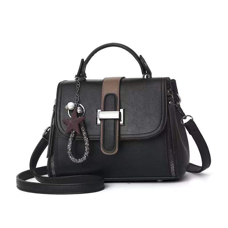 Ladies Tote Crossbody Sling Bag Stylish Fashion Handbag Shoulder Bag PU Leather Large Capacity Casual Travel Work Office Bag Durable Lightweight Multi Pocket Women Bag