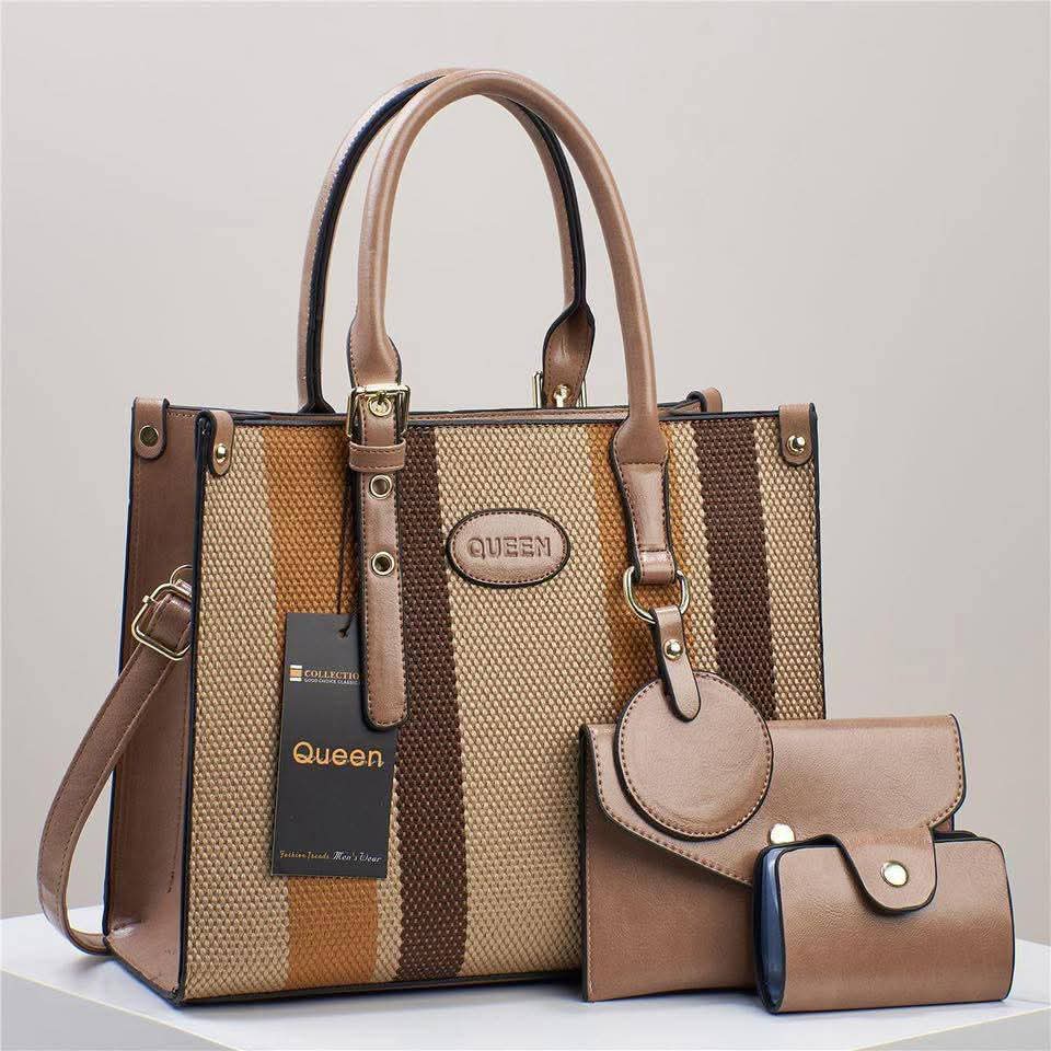 Ladies Tote Crossbody Sling Bag Stylish Fashion Handbag Shoulder Bag PU Leather Large Capacity Casual Travel Work Office Bag Durable Lightweight Multi Pocket Women Bag