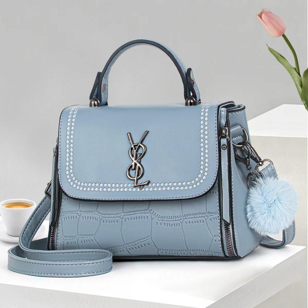 Ladies Tote Crossbody Sling Bag Stylish Fashion Handbag Shoulder Bag PU Leather Large Capacity Casual Travel Work Office Bag Durable Lightweight Multi Pocket Women Bag