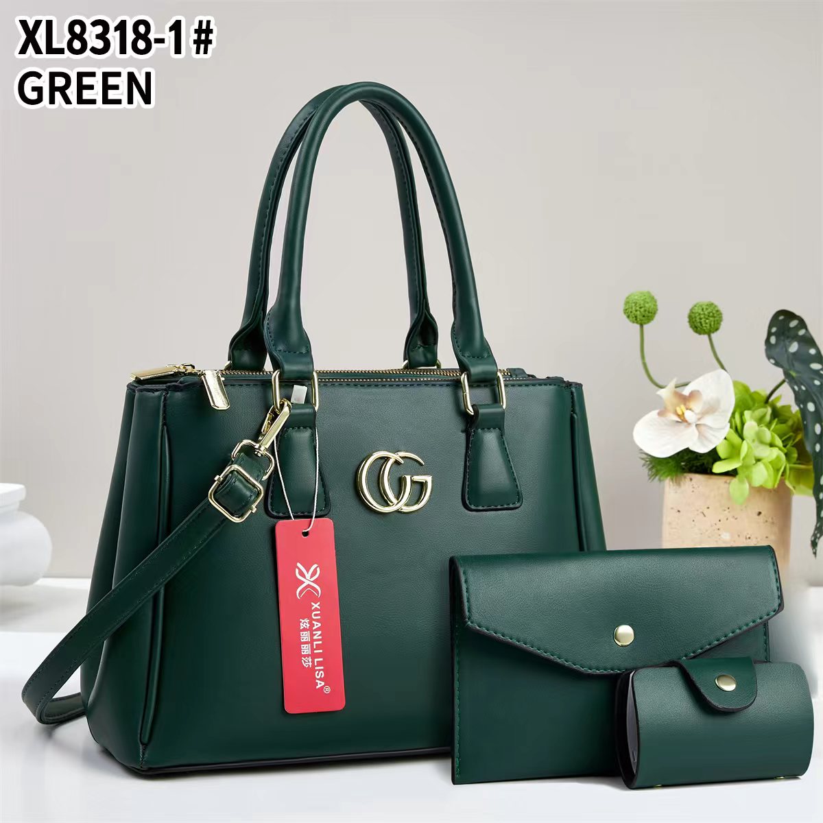 Ladies Tote Crossbody Sling Bag Stylish Fashion Handbag Shoulder Bag PU Leather Large Capacity Casual Travel Work Office Bag Durable Lightweight Multi Pocket Women Bag