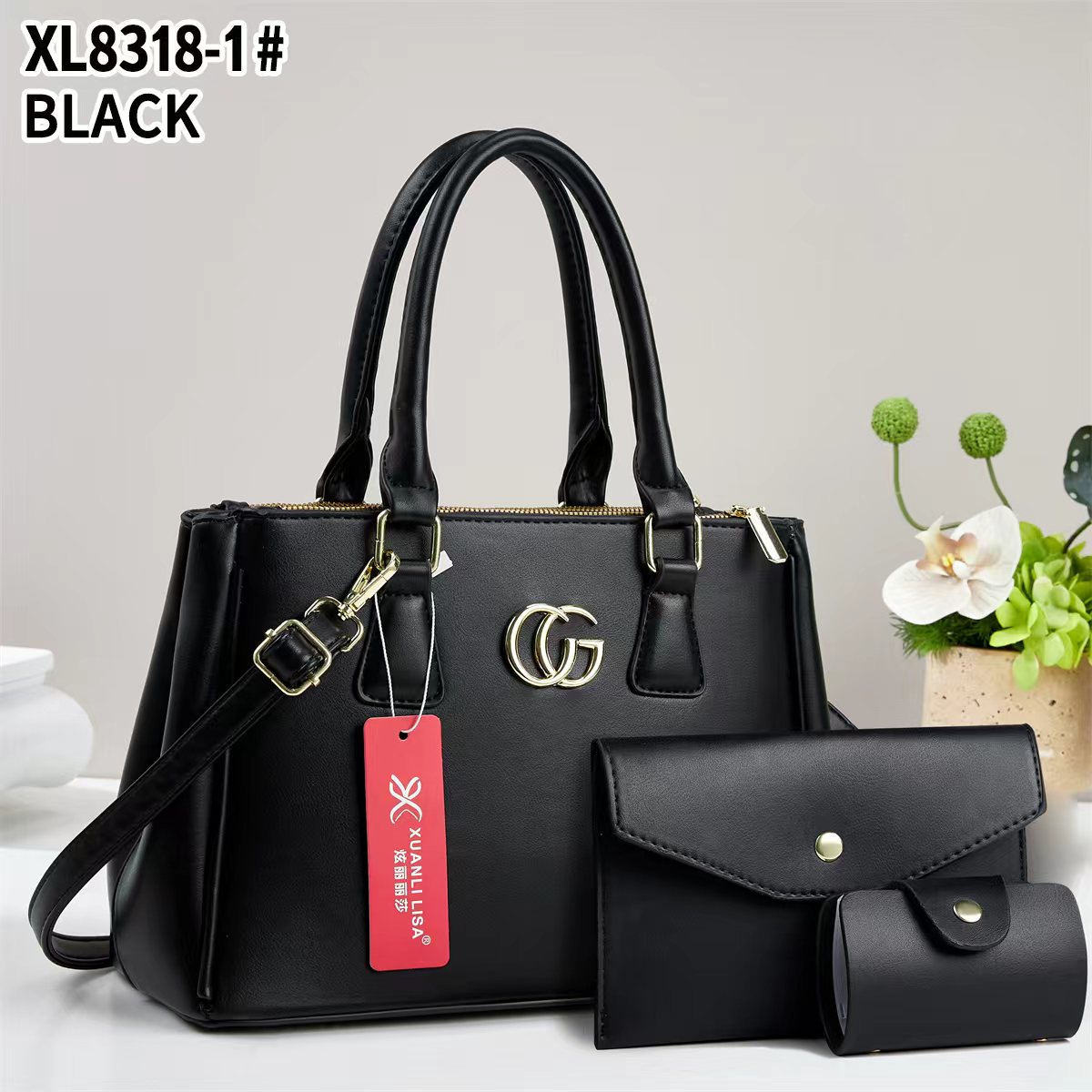 Ladies Tote Crossbody Sling Bag Stylish Fashion Handbag Shoulder Bag PU Leather Large Capacity Casual Travel Work Office Bag Durable Lightweight Multi Pocket Women Bag