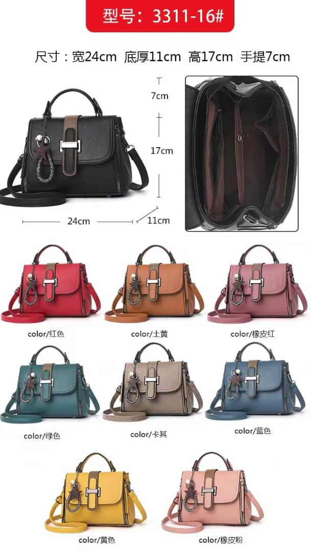 Ladies Tote Crossbody Sling Bag Stylish Fashion Handbag Shoulder Bag PU Leather Large Capacity Casual Travel Work Office Bag Durable Lightweight Multi Pocket Women Bag