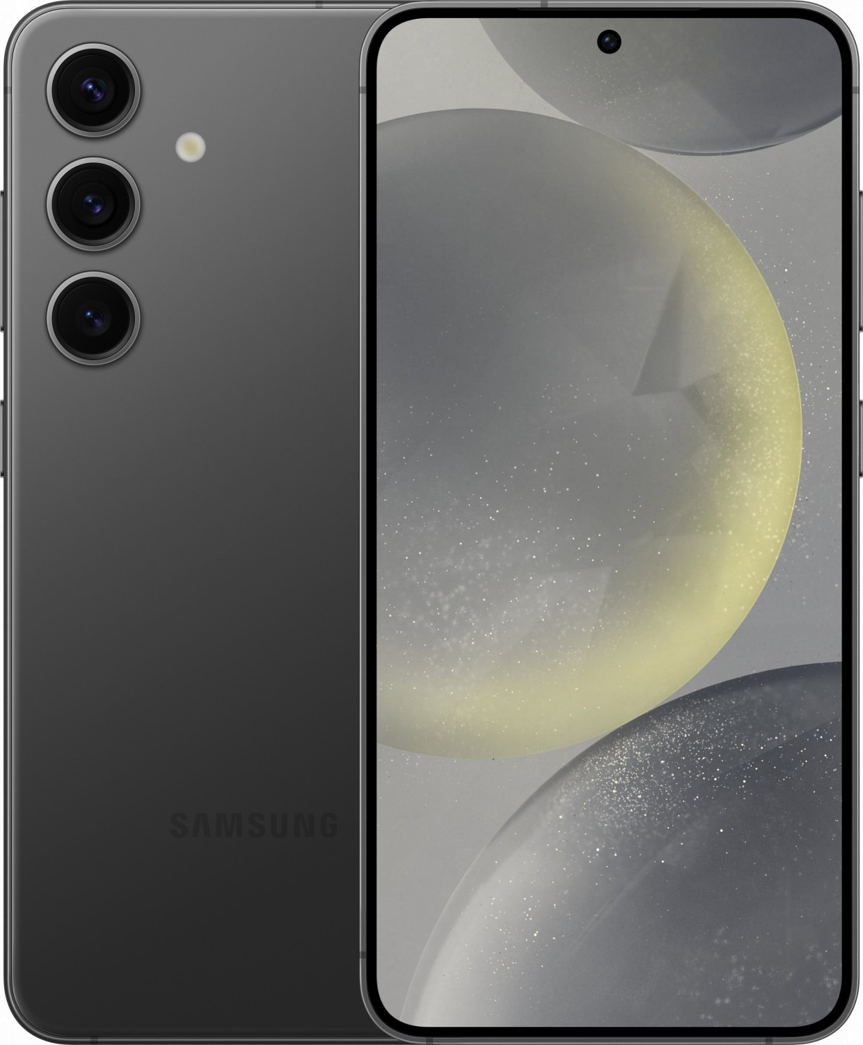 REFURBISHED SAMSUNG S24 128GB ROM 8GB RAM DISPLAY 6.2 INCHES REAR CAMERA 50MP + 12MP + 10MP FRONT CAMERA 12MP BATTERY CAPACITY 4000Mah GRAY