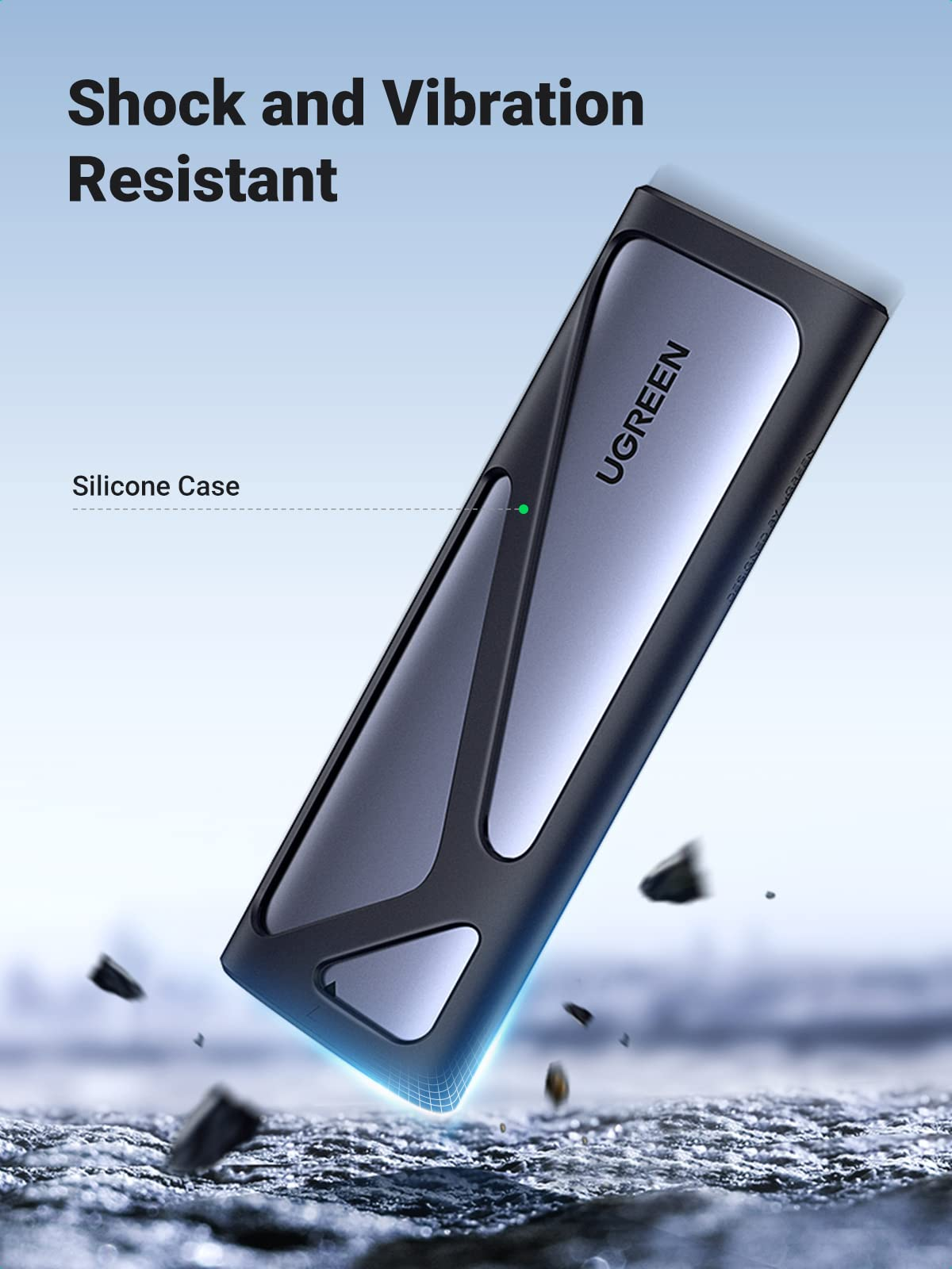UGREEN M.2 NVMe SSD Enclosure, USB 3.2 GEN 2 10Gbps SSD Caddy