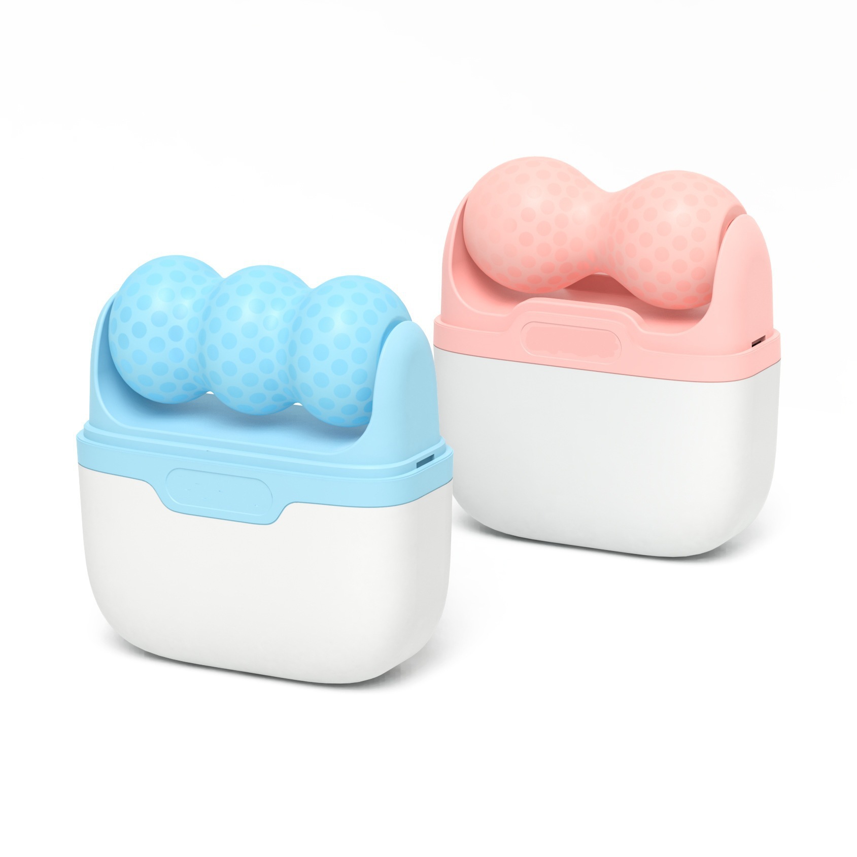 1 piece of double-headed ice roller facial massage tool for facial rejuvenation, skin tightening, and portable care
