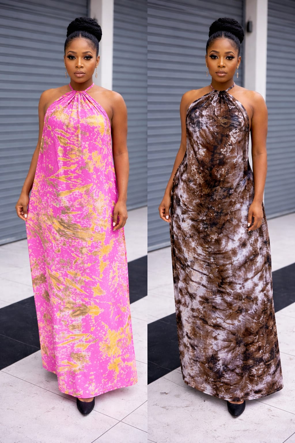 Women Free Size Backless Dera Dress Elegant Maxi Kaftan Loose Fit Stylish Comfortable Lightweight Breathable Fabric Modest Casual Wear Plus Size Friendly