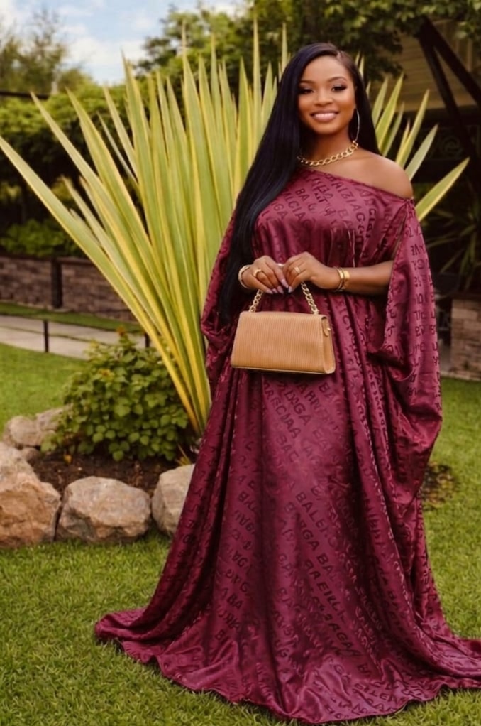 Women Kaftan Dress New Print Free Size Adjustable Inner Belt Elegant Maxi Dress Comfortable Loose Fit Breathable Fabric Stylish Casual Wear Quality Outfit