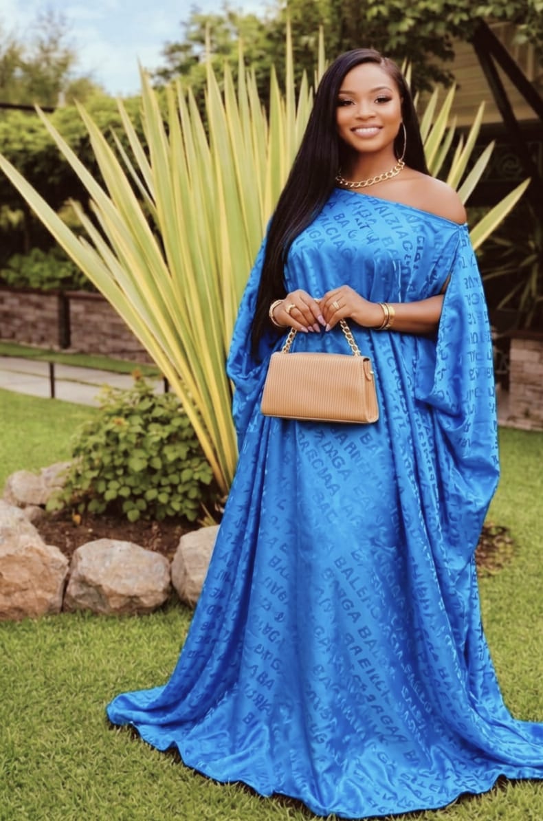Women Kaftan Dress New Print Free Size Adjustable Inner Belt Elegant Maxi Dress Comfortable Loose Fit Breathable Fabric Stylish Casual Wear Quality Outfit