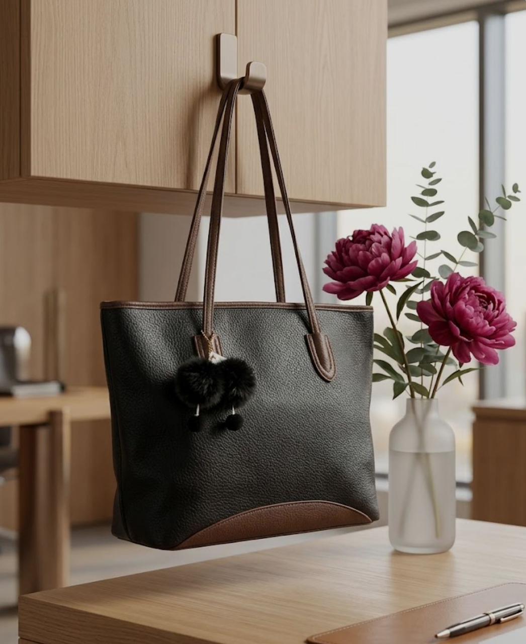 Women PU Leather Tote Bag Handbag Stylish Spacious Shoulder Bag Durable Lightweight Elegant Everyday Office Work Shopping Fashion Bag