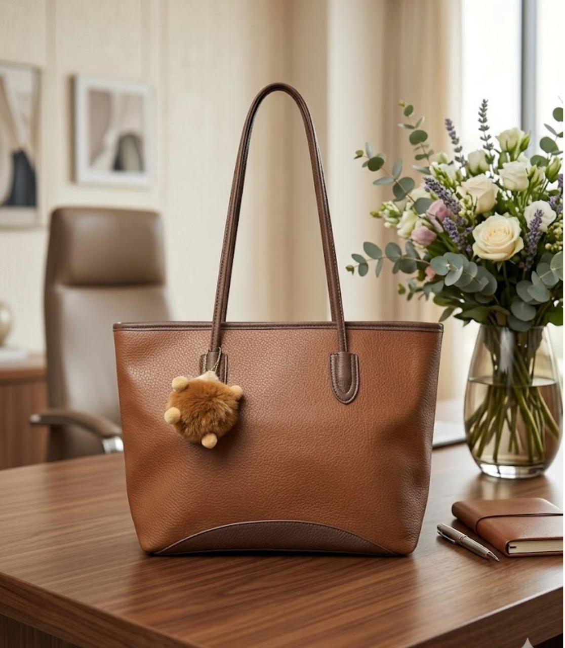 Women PU Leather Tote Bag Handbag Stylish Spacious Shoulder Bag Durable Lightweight Elegant Everyday Office Work Shopping Fashion Bag