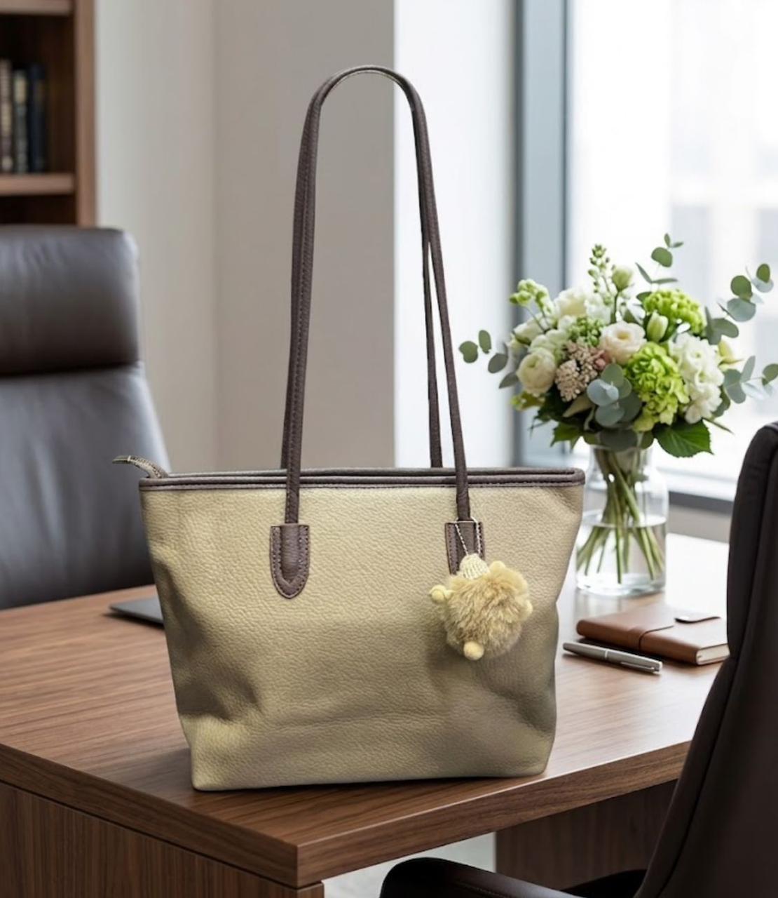 Women PU Leather Tote Bag Handbag Stylish Spacious Shoulder Bag Durable Lightweight Elegant Everyday Office Work Shopping Fashion Bag