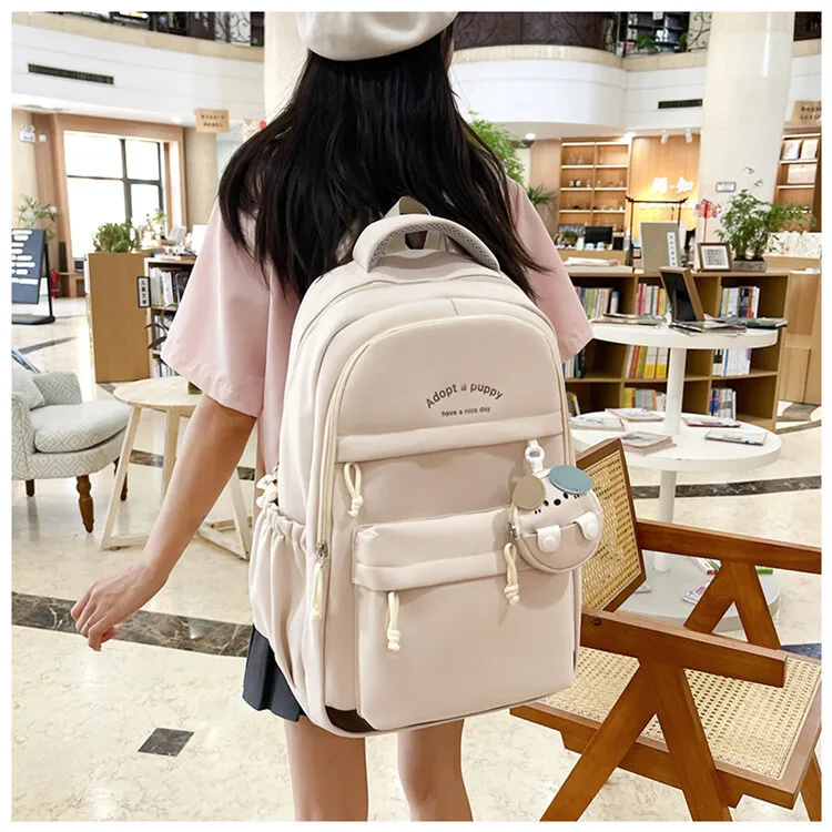 Kids Waterproof School Backpack Large Capacity Durable Lightweight Bag Comfortable Padded Straps Multi Grade School Bag Boys Girls Size 40x29x18cm
