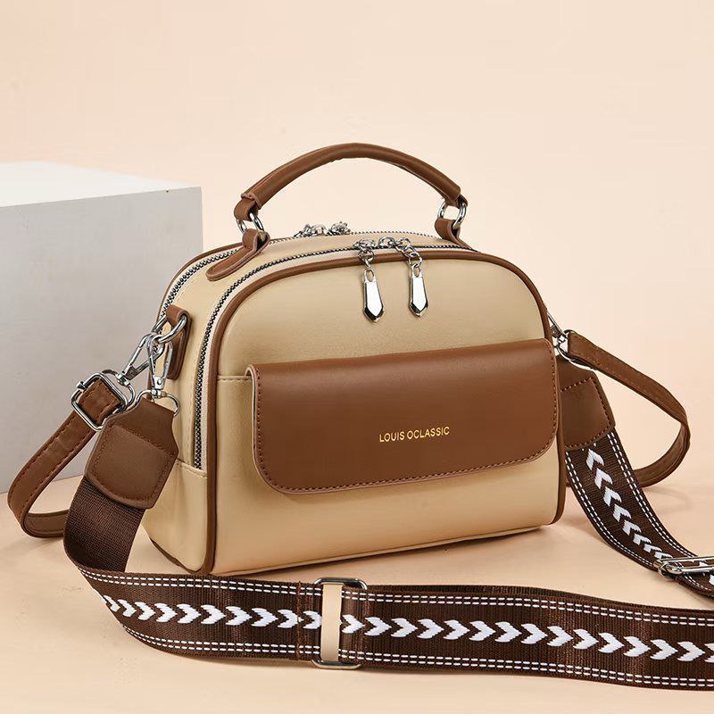 Women PU Single Crossbody Handbag Stylish Shoulder Bag Compact Lightweight Durable Fashion Purse Adjustable Strap Casual Everyday Use Elegant Design