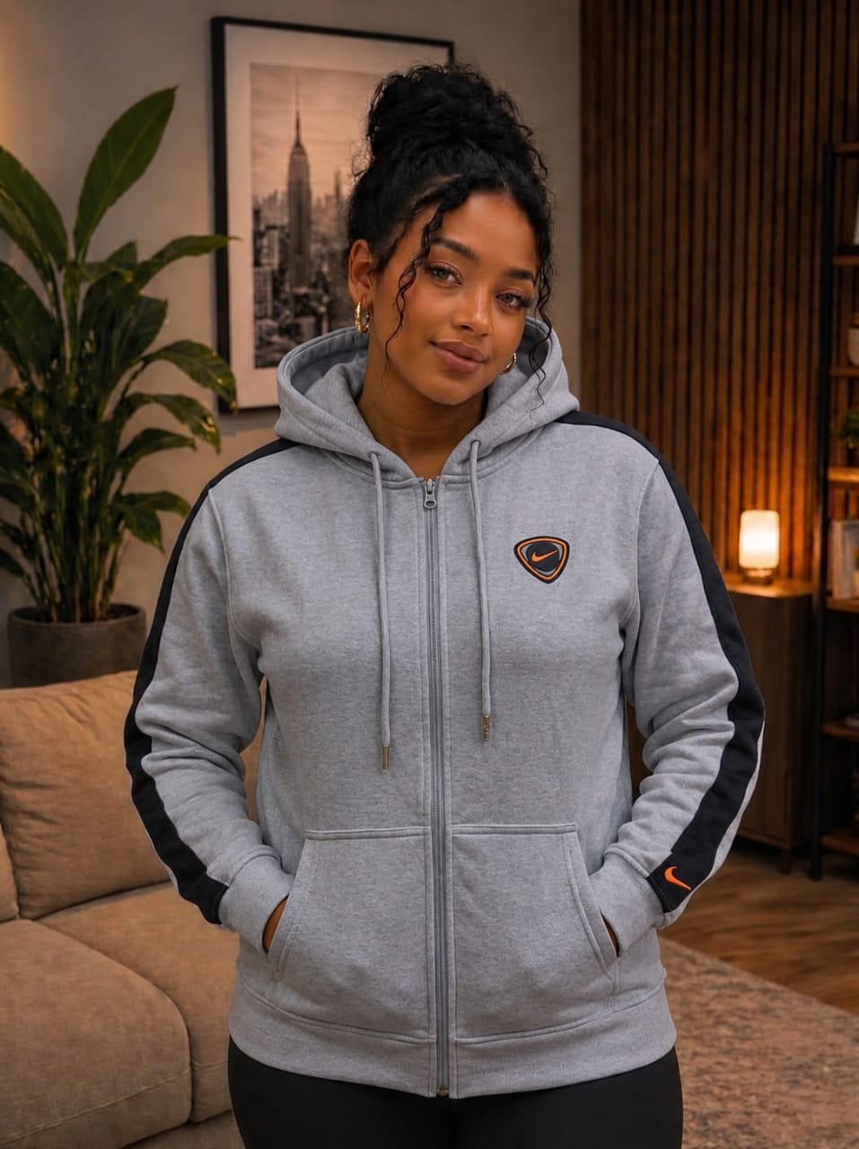 Ladies Warm Zipper Sweater Soft Knit Jacket Comfortable Stylish Casual Wear Full Zip Long Sleeve Cozy Durable Everyday Outfit Sizes L to 3XL