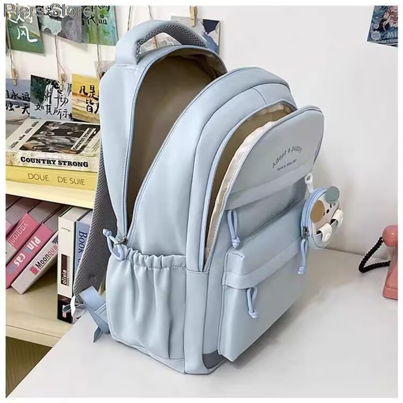 Kids Waterproof School Backpack Large Capacity Durable Lightweight Bag Comfortable Padded Straps Multi Grade School Bag Boys Girls Size 40x29x18cm