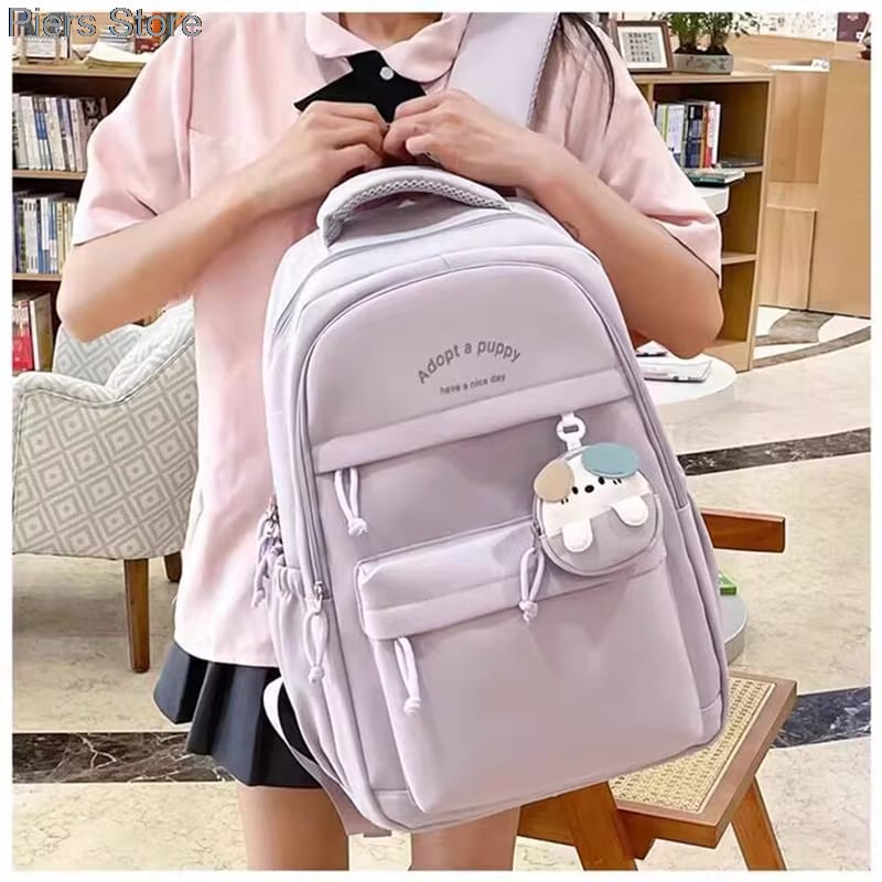 Kids Waterproof School Backpack Large Capacity Durable Lightweight Bag Comfortable Padded Straps Multi Grade School Bag Boys Girls Size 40x29x18cm