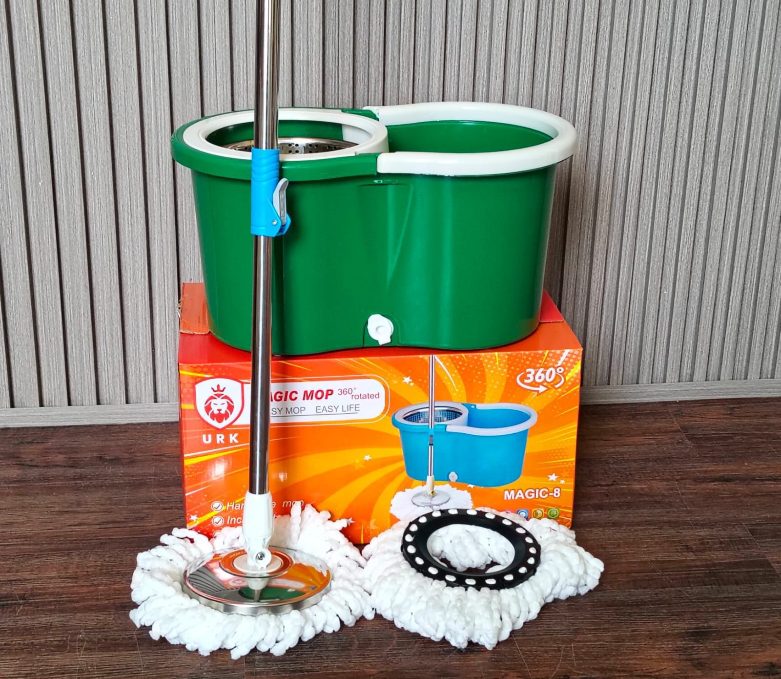 🧹 360° Magic Spin Mop & Bucket – Effortless Cleaning Made Easy! ✨Say goodbye to messy mopping and heavy buckets! This 360° Magic Spin Mop Set is designed to make your cleaning faster, easier, and m