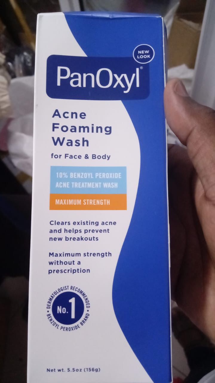 PanOxyl Acne Foaming Wash – Deep Clean & Breakout Control 🧼✨Take control of your skincare routine with PanOxyl Acne Foaming Wash, a powerful cleanser designed to help clear and manage acne on both