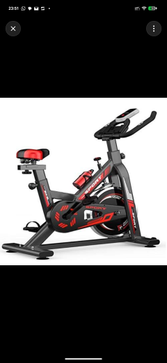 🚴‍♀️ Premium Spin Bike – Home Cardio Beast 🔥💥 a MUST-HAVE: 🔥 Fat Burning Machine Torch calories fast and get that dream body 💪⚙️ Smooth & Silent Ride Enjoy stable