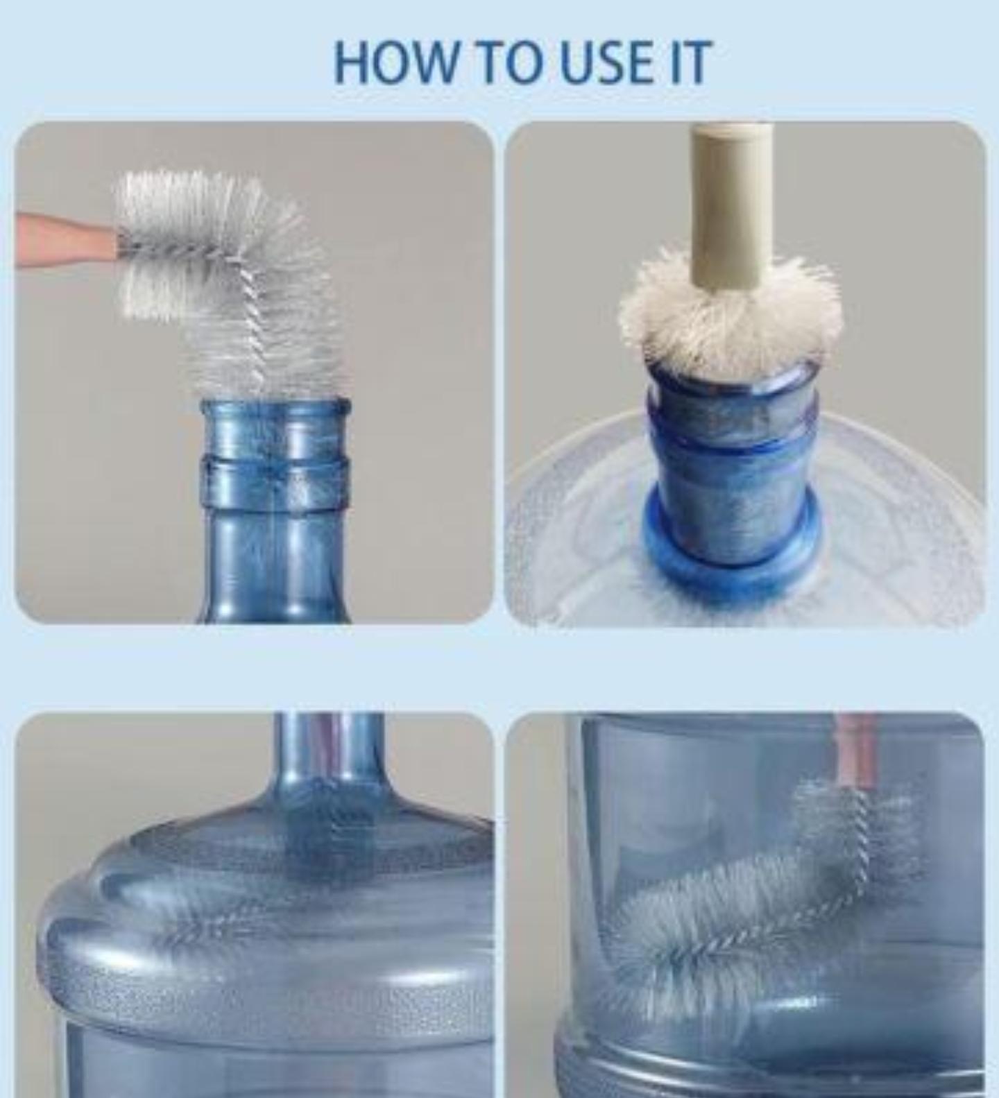 🧼 Bent Gallon Bottle Cleaning Brush – Deep Clean Made Easy!💧 Struggling to clean inside water gallons or bottles? This bent cleaning brush is your perfect solution for reaching deep and hidden cor