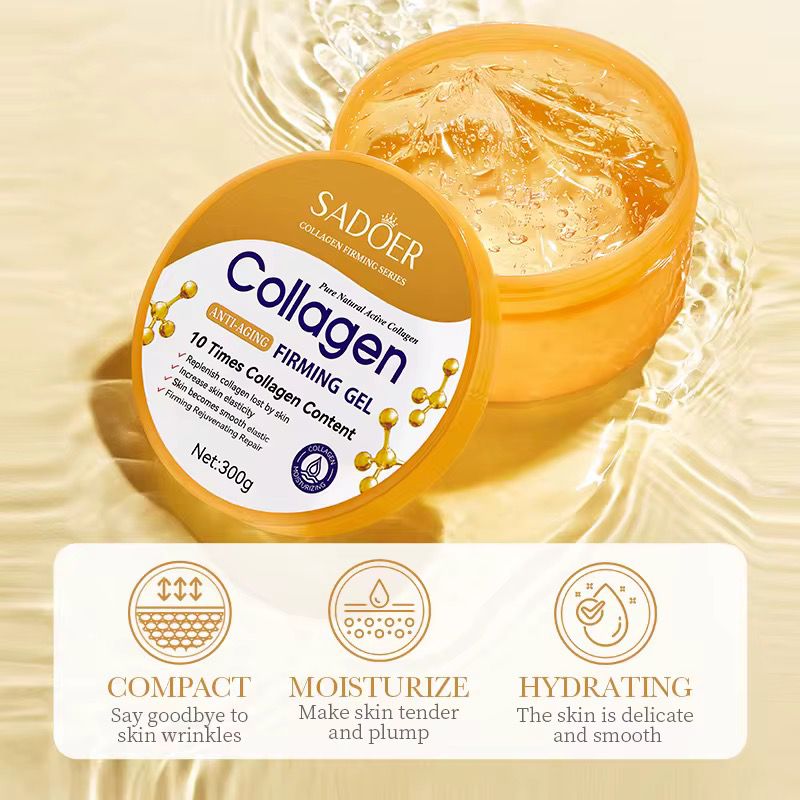 SADOER Collagen Firming Gel – Hydrate, Smooth & Revitalize Skin ✨💧Give your skin a boost of hydration and care with the SADOER Collagen Firming Gel, designed to leave your skin feeling soft, smooth