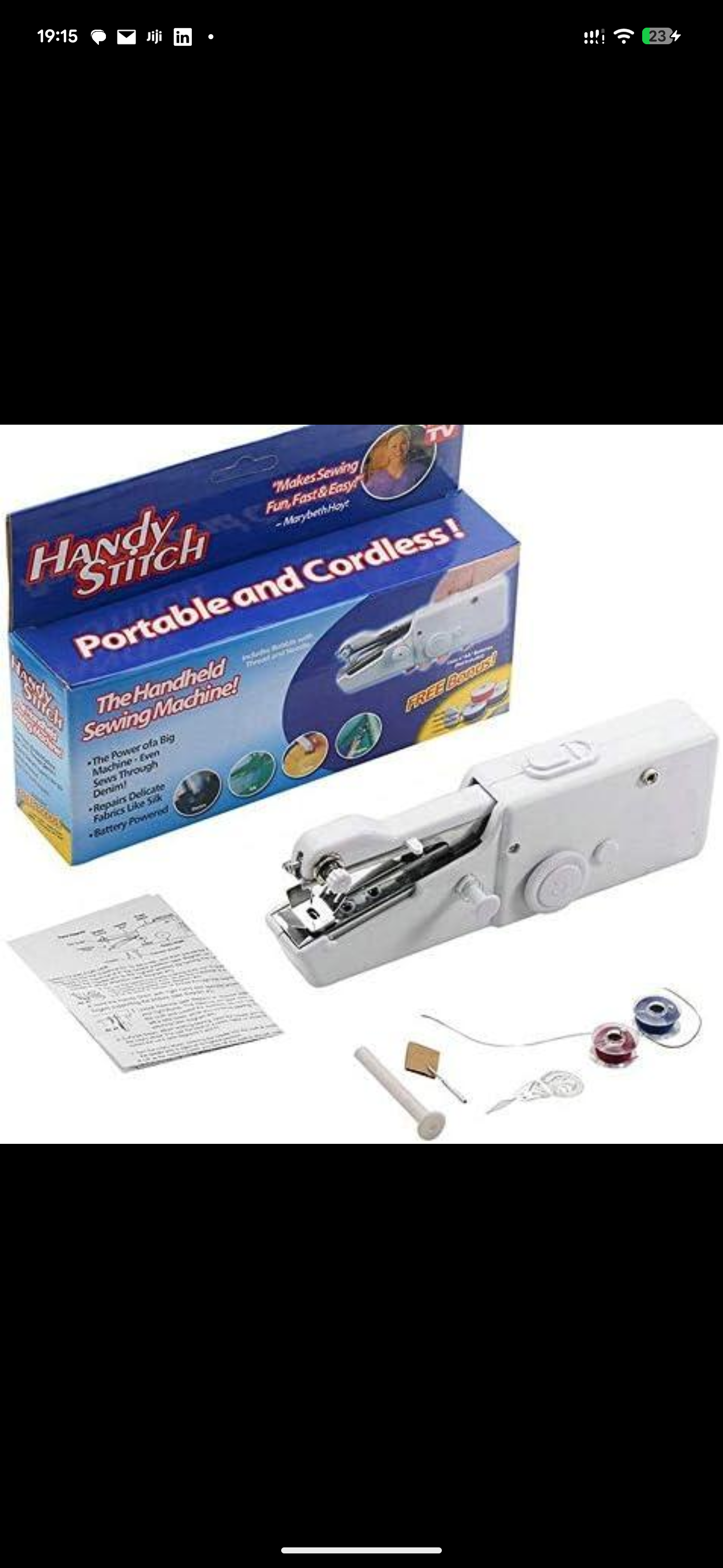 🧵✨ Handy Stitch Handheld Sewing Machine – Portable & Cordless ✨🧵🔥Fix, stitch, and repair on the go with the Handy Stitch Handheld Sewing Machine. This compact and ligh